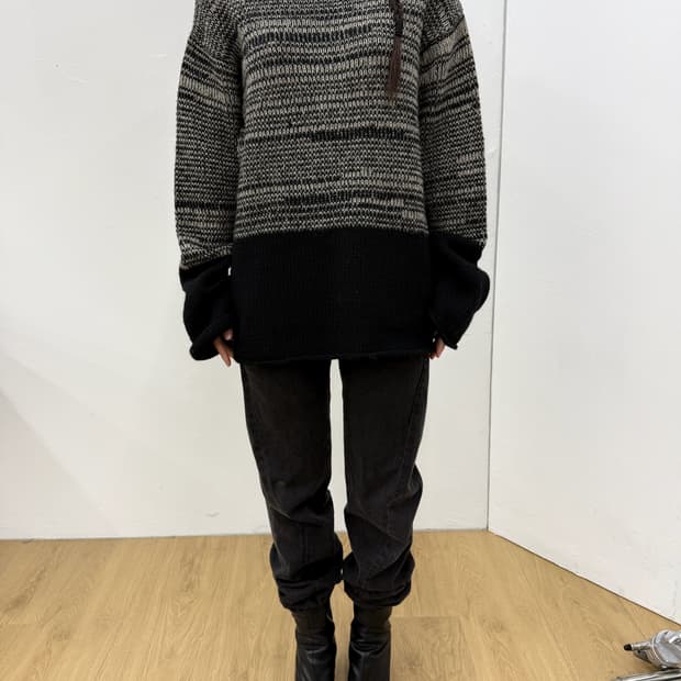 segment knit wear (japan vtg)