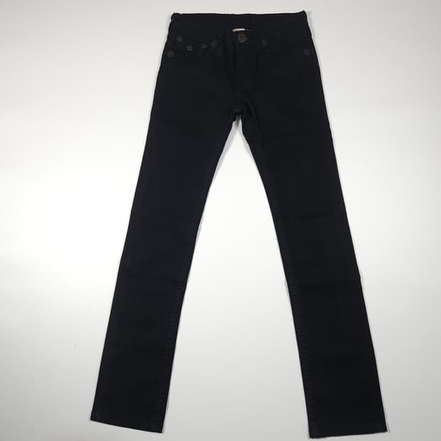 트루릴리전 로우라이즈 블랙진