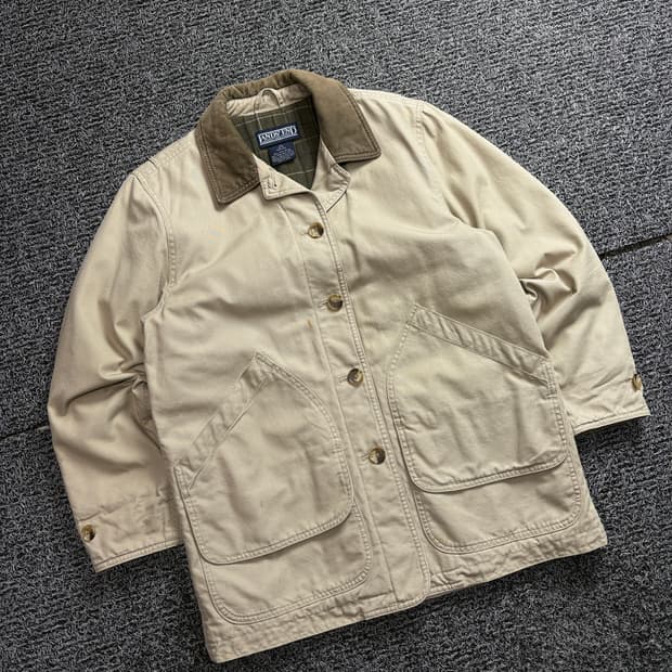 랜즈엔드 USA 코듀로이 카라넥 초어 자켓 2435