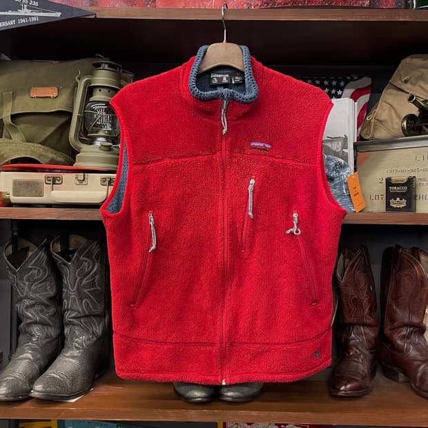 90s 파타고니아 R4 베스트 집업 플리스 신칠라 N1