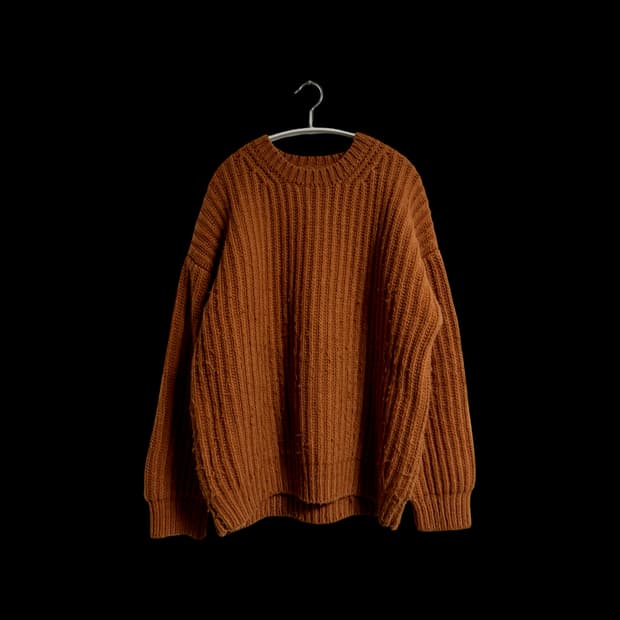 오라리 청키 니트 스웨트