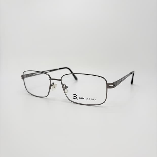ADIN THOMAS 그레이 스퀘어 메탈테