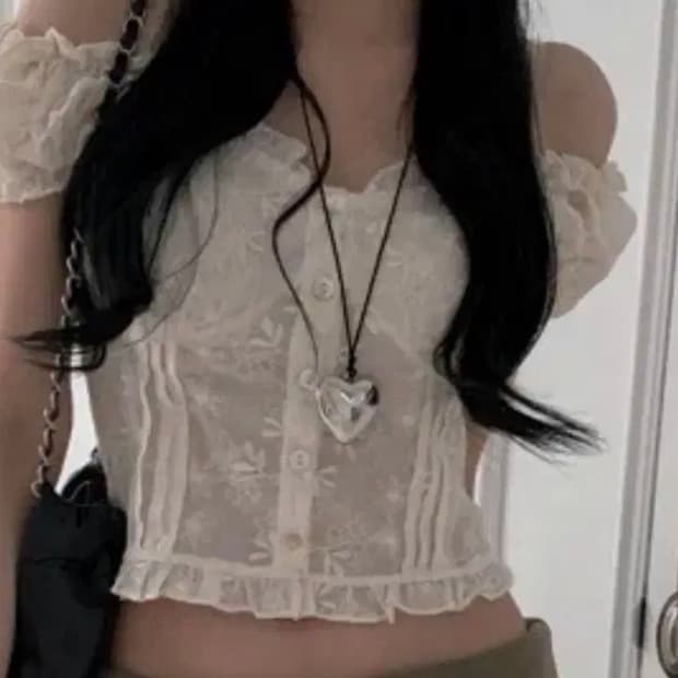 에이블리 프릴 블라우스 여름 블라우스