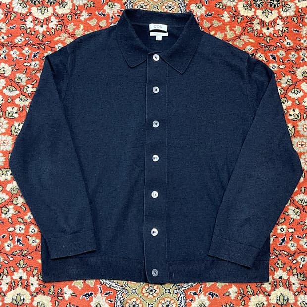 [XL] COS 코스 릴렉스드 블랙 가디건