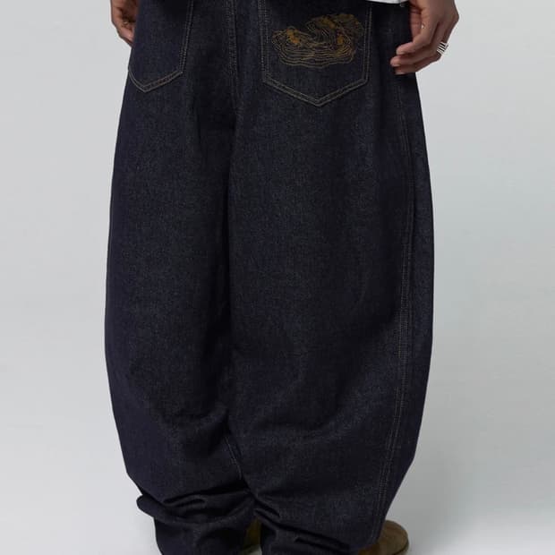 suade BLUEJEANS L사이즈 데님 팬츠