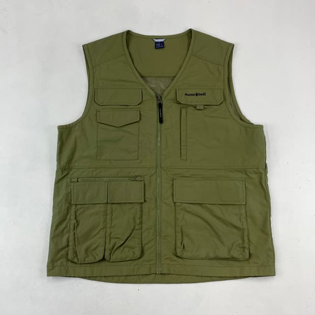 몽벨 재팬 빈티지 매쉬 텍티컬 베스트  (105)