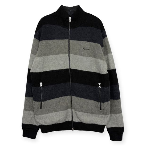 슈프림 모헤어 니트 집업 가디건