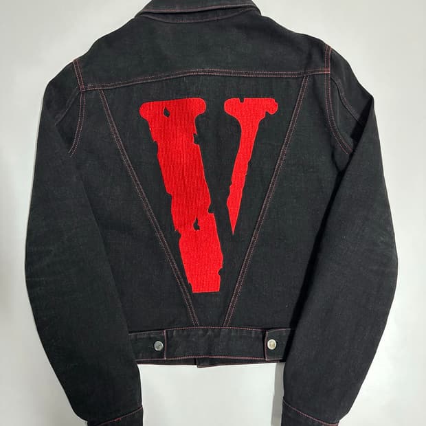 브이론 VLONE 블랙 데님자켓