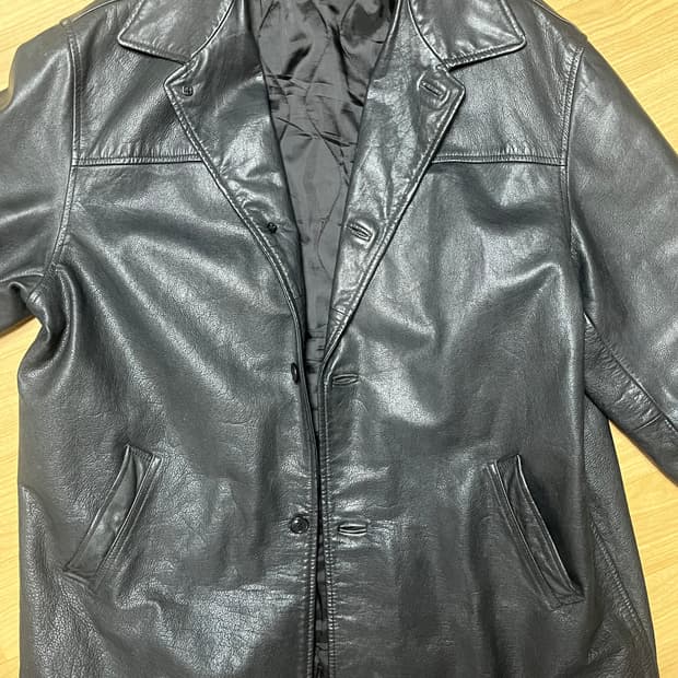 90s 갭 레더 카코트