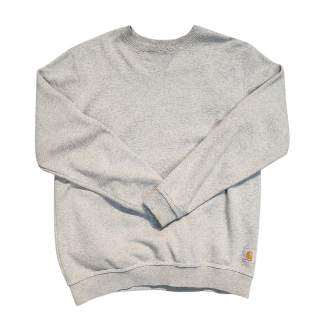 칼하트 로고패치 그레이 스웻맨투맨 (M)