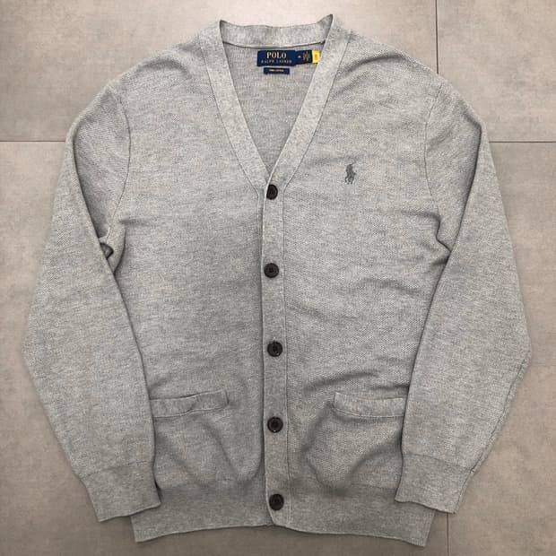 폴로 랄프로렌 코튼 니트 가디건 M