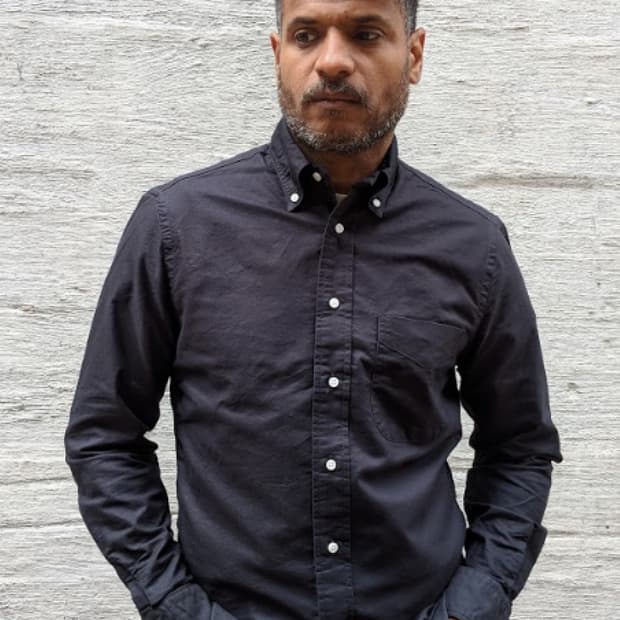 짓먼 빈티지 오버다이드 옥스포드 셔츠