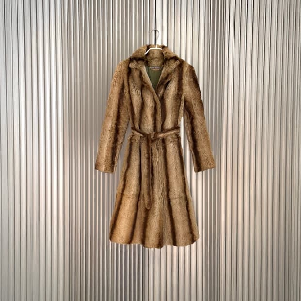 Paco Rabbane fur coat
