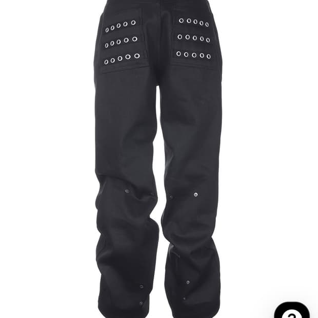 비엑세스 아일렛 버튼 진 1사이즈 043Y