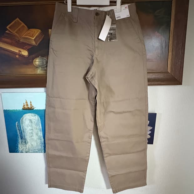 (새상품)유니클로 u 와이드핏 치노팬츠