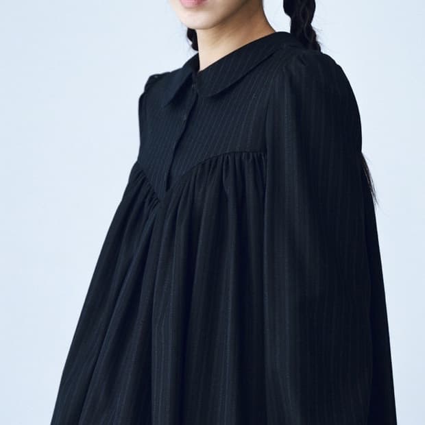 cosmoss 울 카라 셔츠