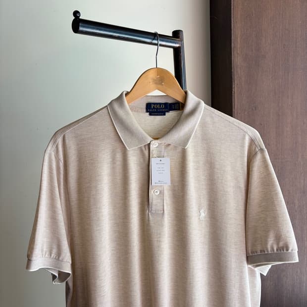 16779 -폴로 랄프로렌 오트밀 반팔 카라티