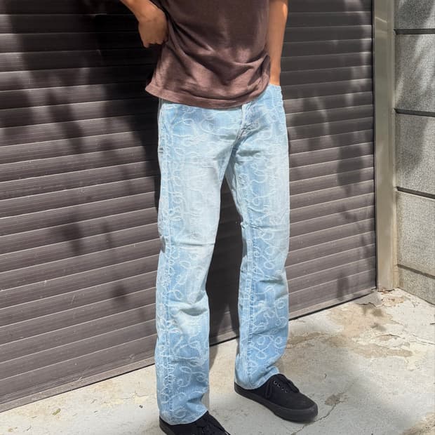 Kapital Rope Buckle Jacquard denim 30