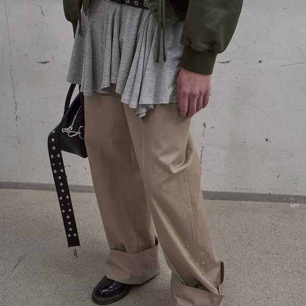Lcdc SIDE SNAP WIDE TROUSERS