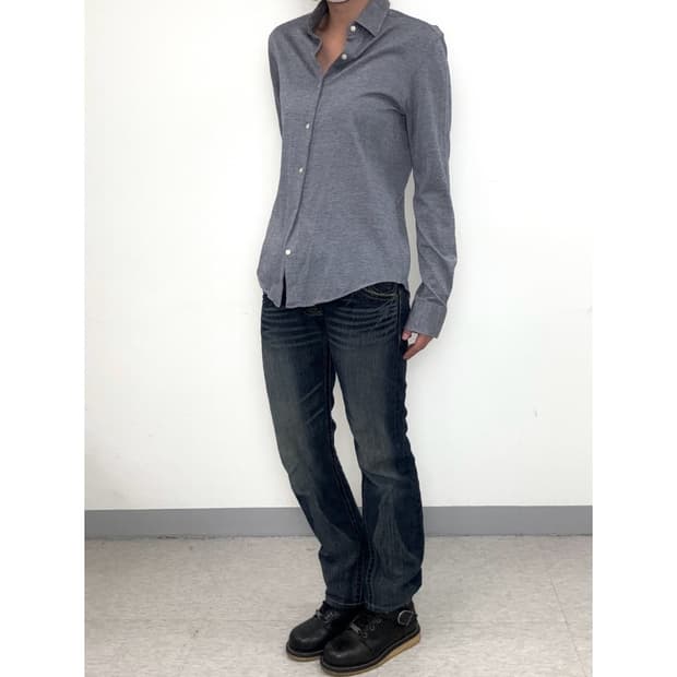 빈티지 로우라이즈 데님 팬츠 y2k