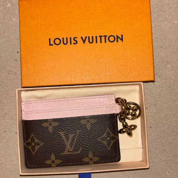 LV 루이비통 핑크 카드지갑 