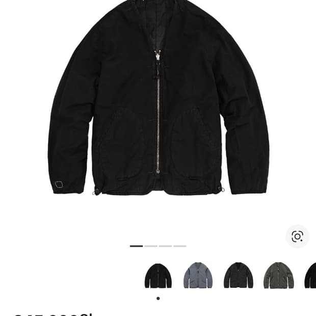 [4]폴리테루 행크 리버시블 라이너 자켓 유즈드 블랙