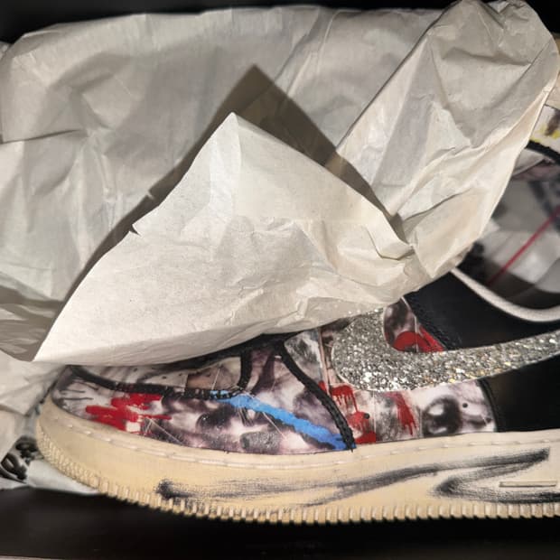 에어포스1 피스마이너스원 270cm 블랙 커스텀