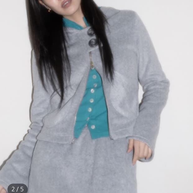 KUL 큘 포켓 후디 자켓 gray