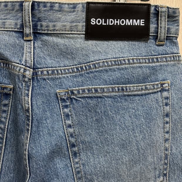 솔리드옴므 워싱데님팬츠46/30“