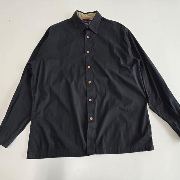 타미힐피거 스트레치 셔츠 블랙 M