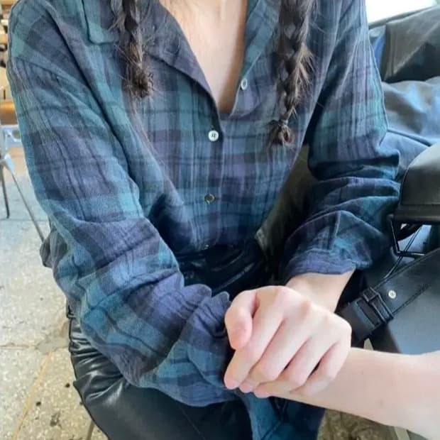 투포꼴레뜨 체크셔츠