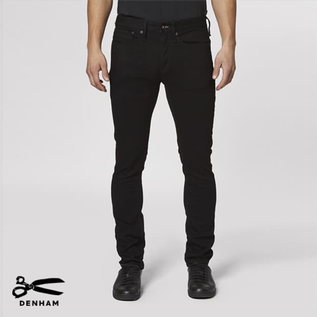 덴함 (DENHAM) / 프리미엄 데님 청바지 (블랙)