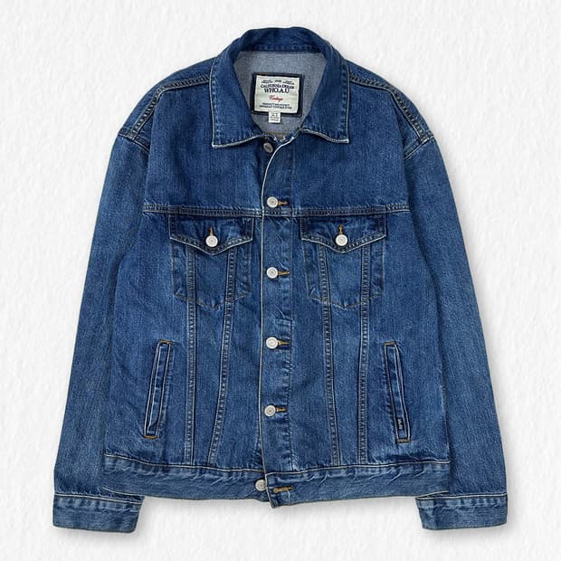 후아유 데님 자켓
