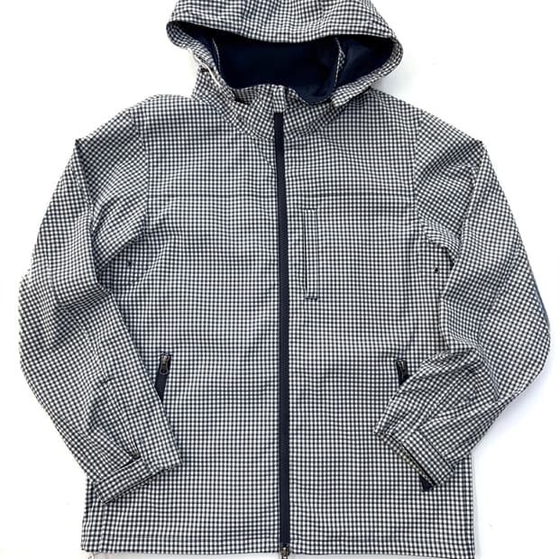 CHAPS 깅엄체크 후드 집업 자켓