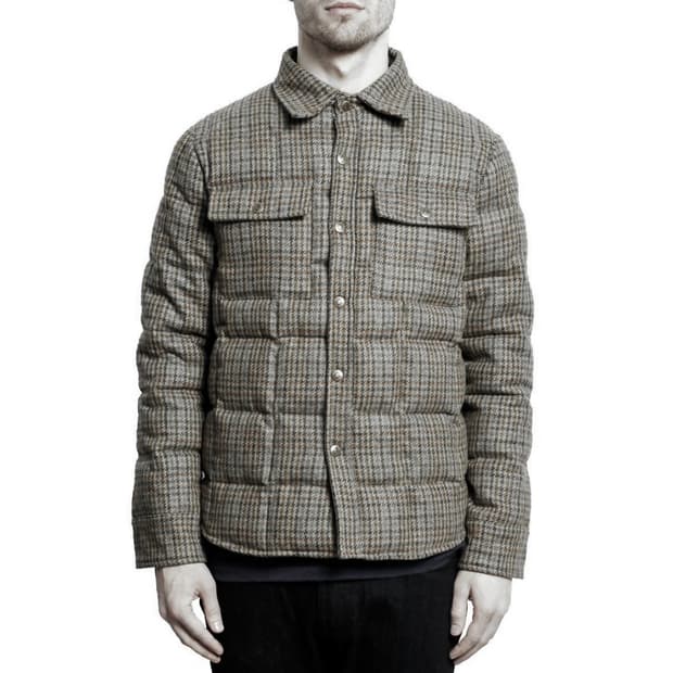 Harris Tweed 헤리 트위드 벤 데이비스 덕다운 자켓