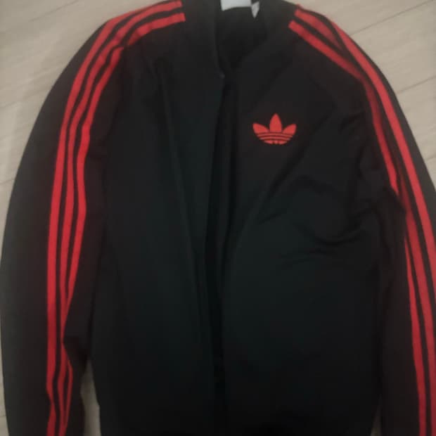 아디다스 슈퍼스타 DMC 트랙탑 져지 검빨 (gk0657)