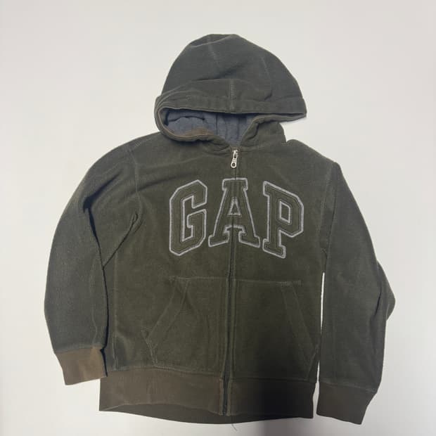 여성 GAP 갭 키즈 플리스 후드집업 130 xs