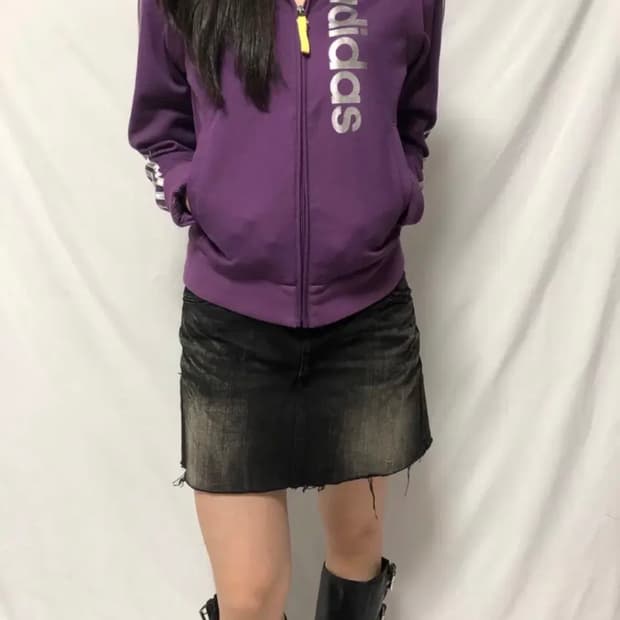 아디다스 퍼플 트랙탑