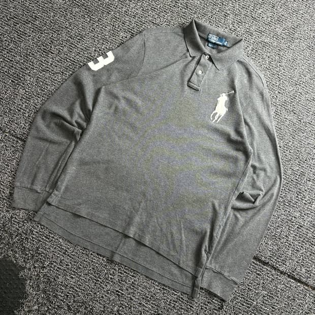 폴로 랄프로렌 아카이브 빅포니 럭비 피케이 티 3682