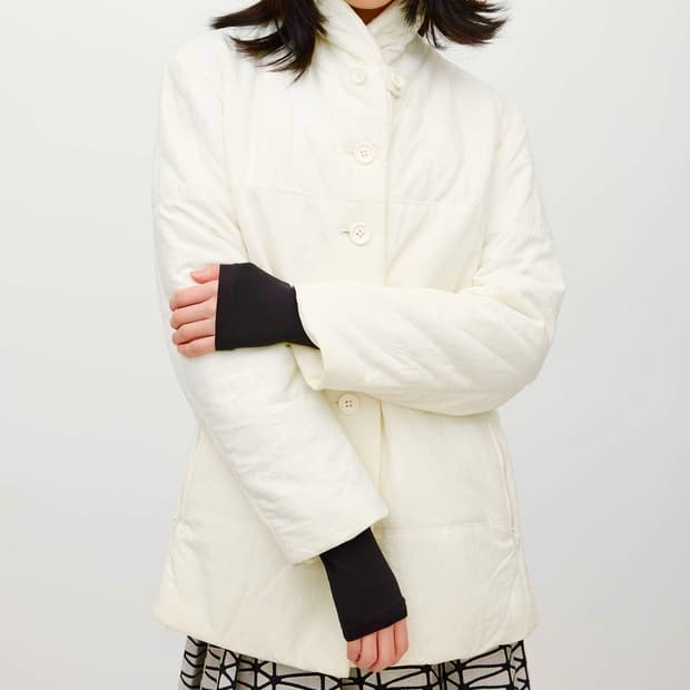 이세이 미야케 fete 크림 패디드 자켓 아카이브