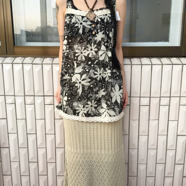 Crochet trimming ethnic pattern sleevele