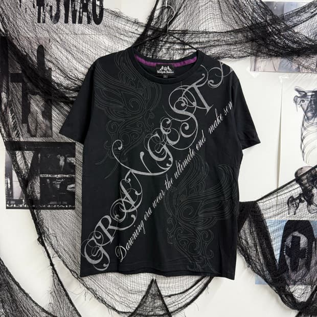00s lettering printing halfsleeve