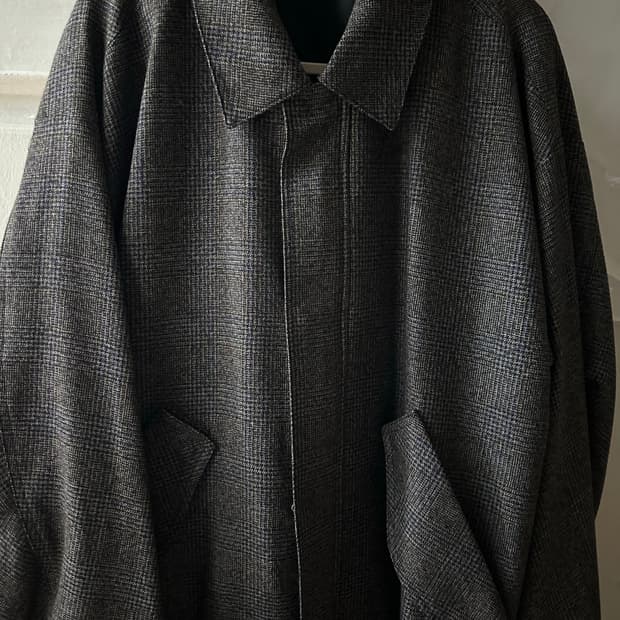 포커페이스 오버사이즈 블루종 블루체크 48