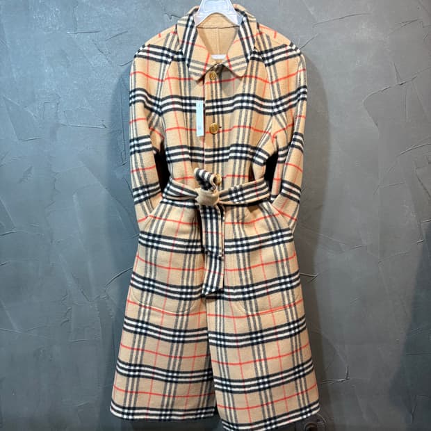 [M] BURBERRY 버버리 리버시블 체크 코트 