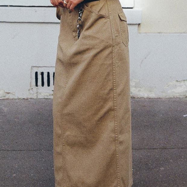 얼바닉30 사파리스커트 