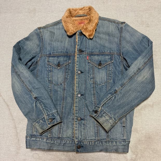 리바이스 쉐르파 데님 트러커 자켓