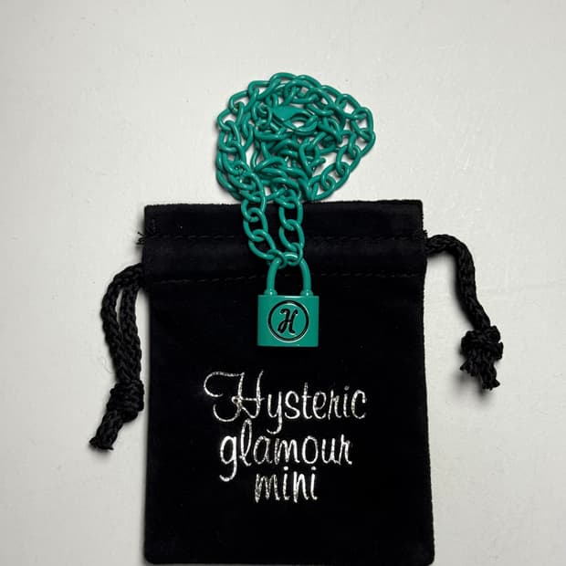 히스테릭 글래머 아카이브 자물쇠 초커 목걸이 새 상품 풀구성