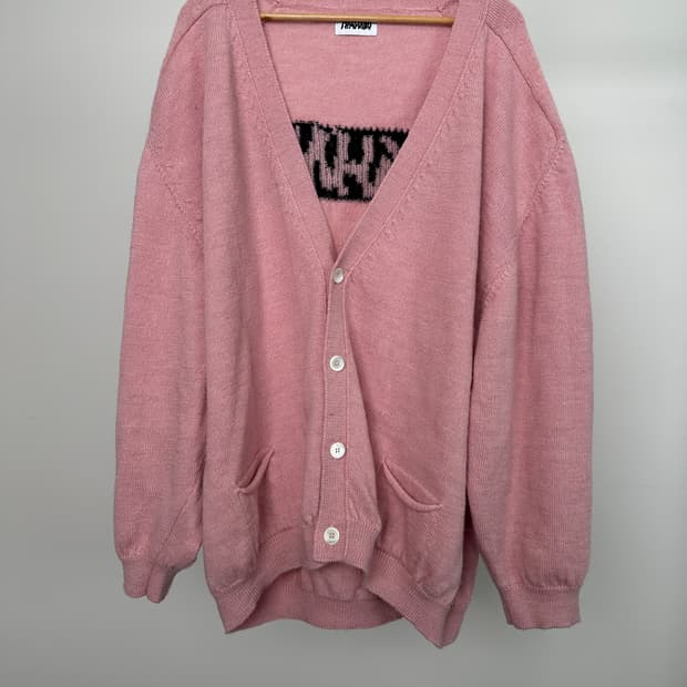 마리아노 그램파 가디건 핑크 L