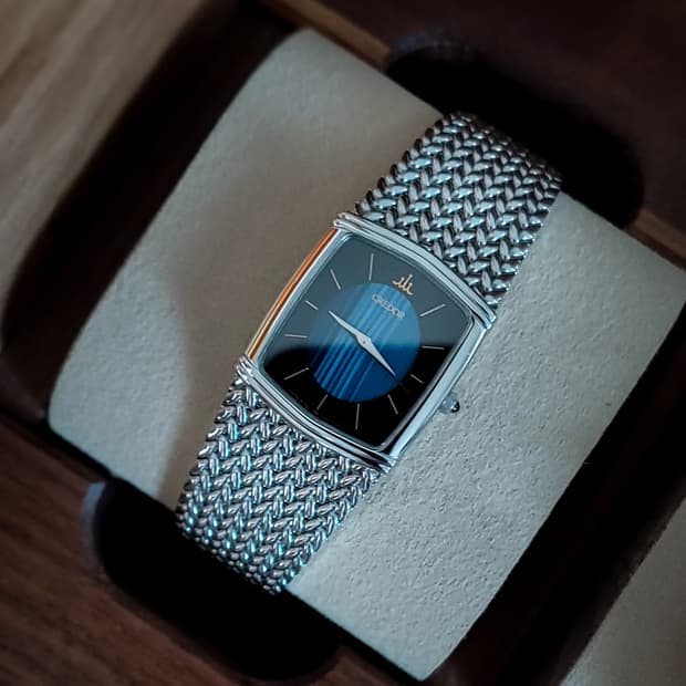 Credor 6730-5341 Blue Agate 빈티지 시계