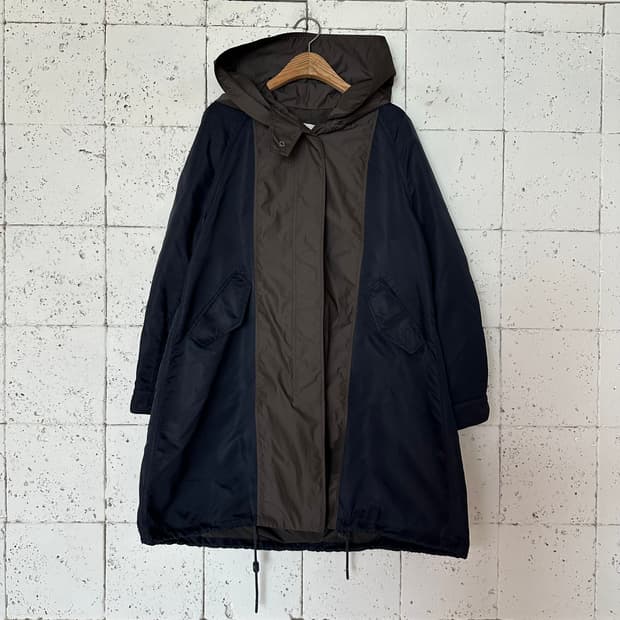 우먼2 KUHO 구호 후드 코트